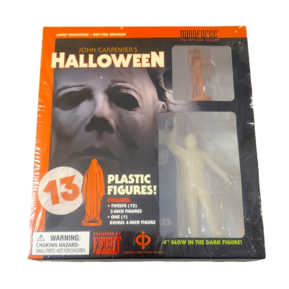 Fright Rags Halloween 1978 Nanoforce Collectible 13 Piece Action Figure Set